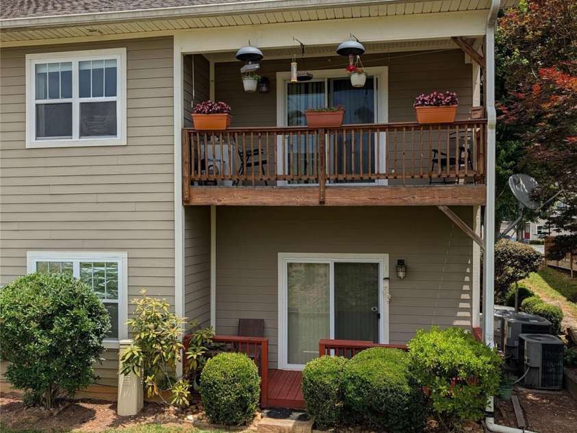 65 Foxden Drive, Fletcher, NC 28732.  MLS# CAR4389530, YatesRealty ID 29552. Rear of property