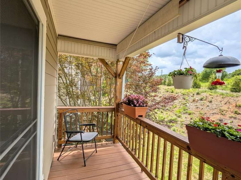 65 Foxden Drive, Fletcher, NC 28732.  MLS# CAR4389530, YatesRealty ID 29552. Trex decking