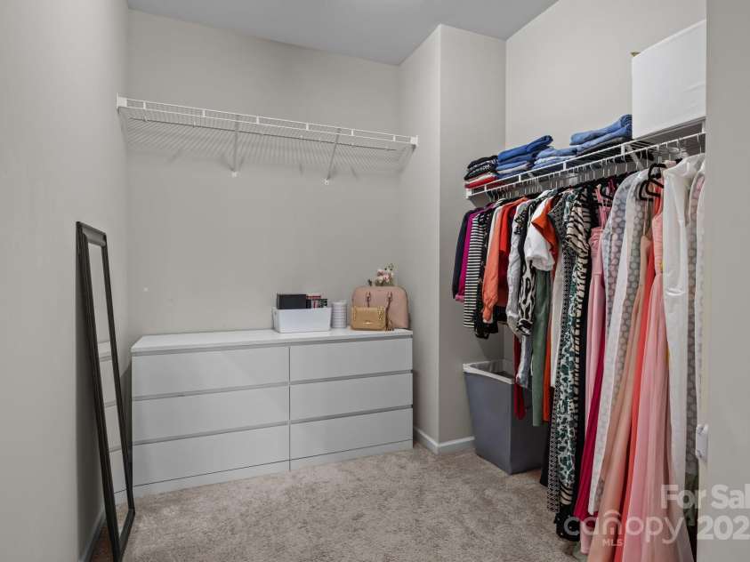 9426 Hightower Oak Street, Huntersville, NC 28078.  MLS# CAR4279151, YatesRealty ID 29552. Walk-in closet #1 in the primary