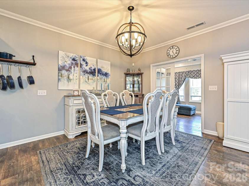 2614 Lochview Street, Fort Mill, SC 29715.  MLS# CAR4380385, YatesRealty ID 29553. Dining Area