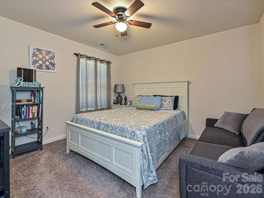 2614 Lochview Street, Fort Mill, SC 29715.  MLS# CAR4380385, YatesRealty ID 29553. Third Bedroom