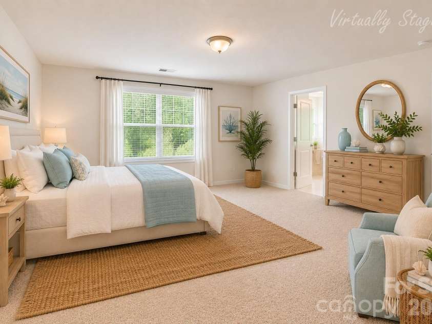6040 Artigas Drive, Fort Mill, SC 29707.  MLS# CAR4390680, YatesRealty ID 29555. Virtually Staged, primary bdrm
