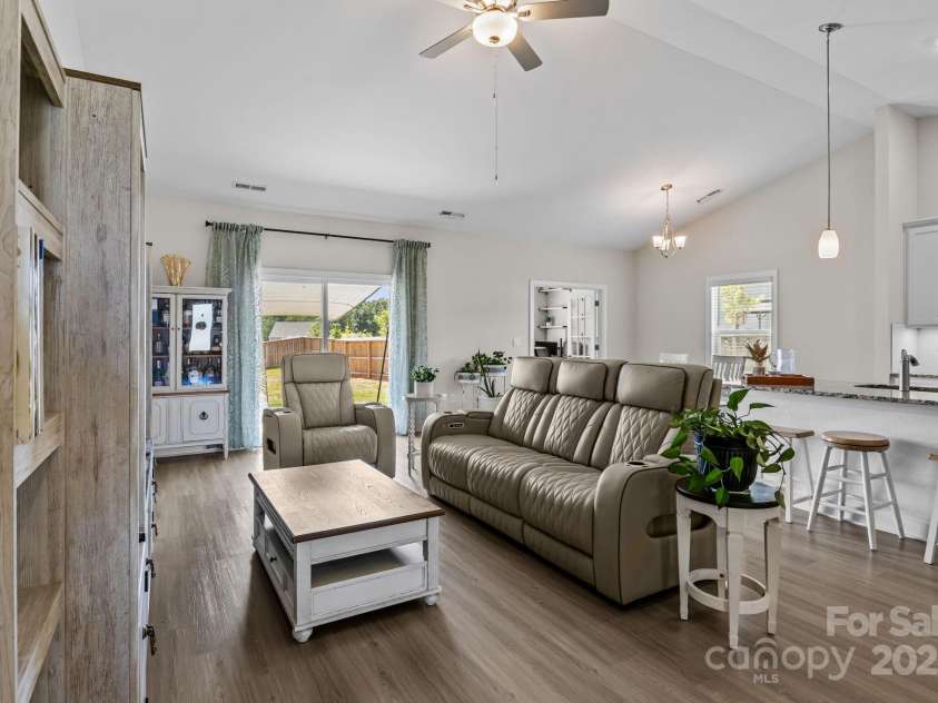 190 Susannah Street, Troutman, NC 28166.  MLS# CAR4283522, YatesRealty ID 29557. Living room