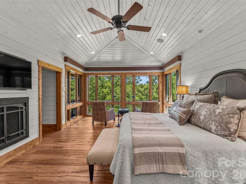 2087 Firestone Trail, Nebo, NC 28761.  MLS# CAR4390995, YatesRealty ID 29557. Primary suite w/lake views