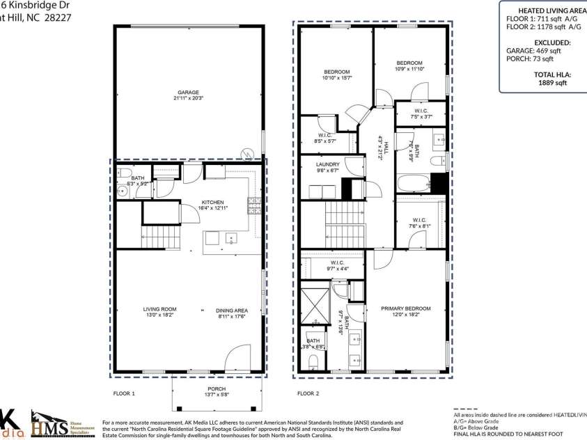 5216 Kinsbridge Drive, Mint Hill, NC 28227.  MLS# CAR4284581, YatesRealty ID 29559. 