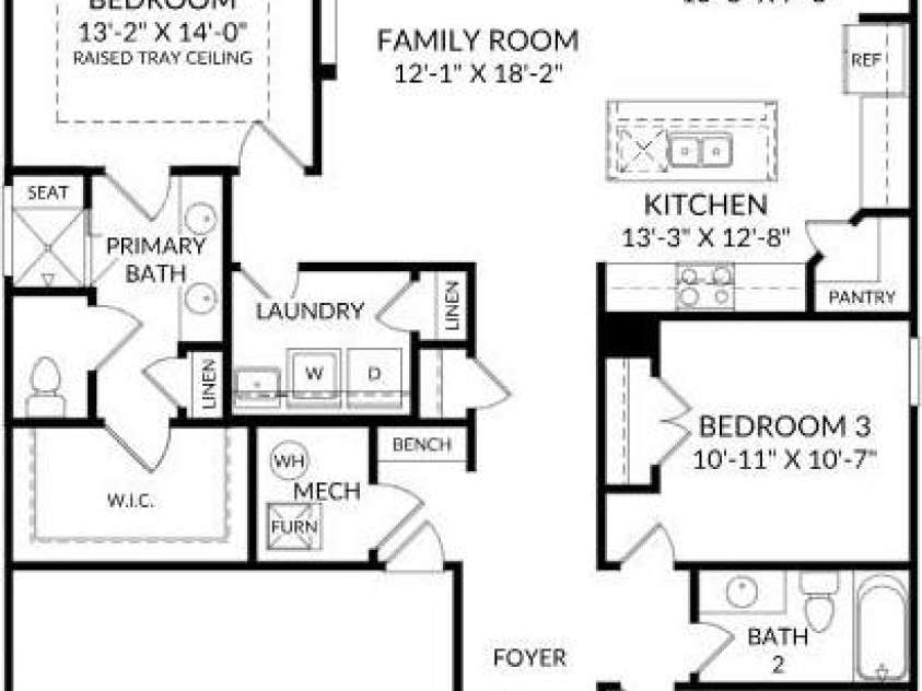 1096 Arundle Road, Sherrills Ford, NC 28673.  MLS# CAR4314915, YatesRealty ID 2956. Main Level