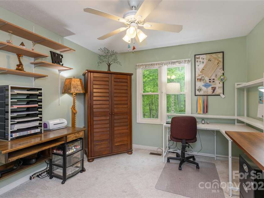 230 Foxwood Drive, Hendersonville, NC 28791.  MLS# CAR4255865, YatesRealty ID 29566. Bedroom 3 - Main level