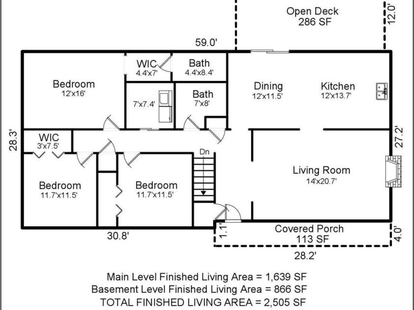 230 Foxwood Drive, Hendersonville, NC 28791.  MLS# CAR4255865, YatesRealty ID 29566. Main floor