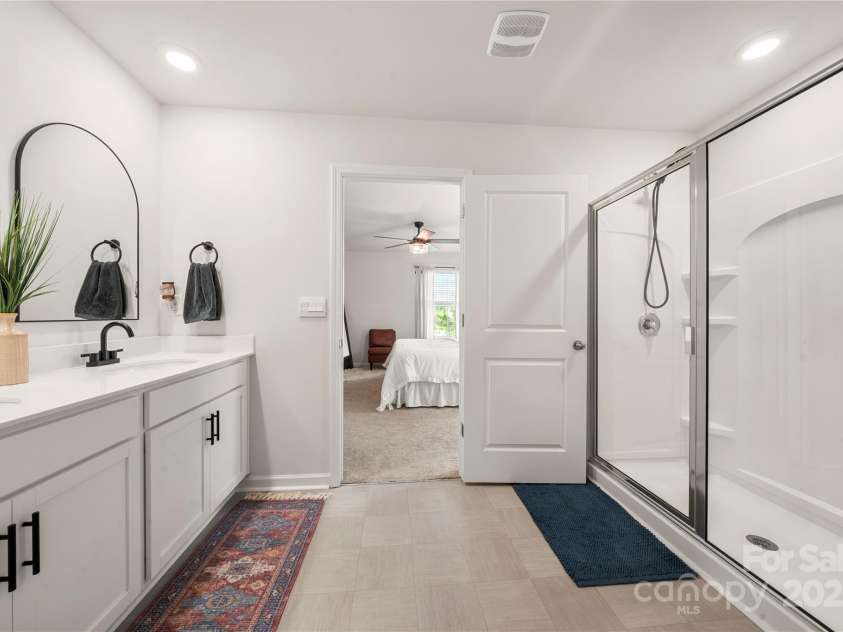 446 Misty Law Lane, Clover, SC 29710.  MLS# CAR4256797, YatesRealty ID 29576. Updated Primary Bath