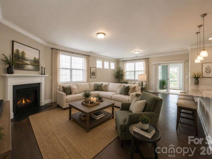 1106 Eddisbury Cove, Waxhaw, NC 28173.  MLS# CAR4380010, YatesRealty ID 29578. Family room