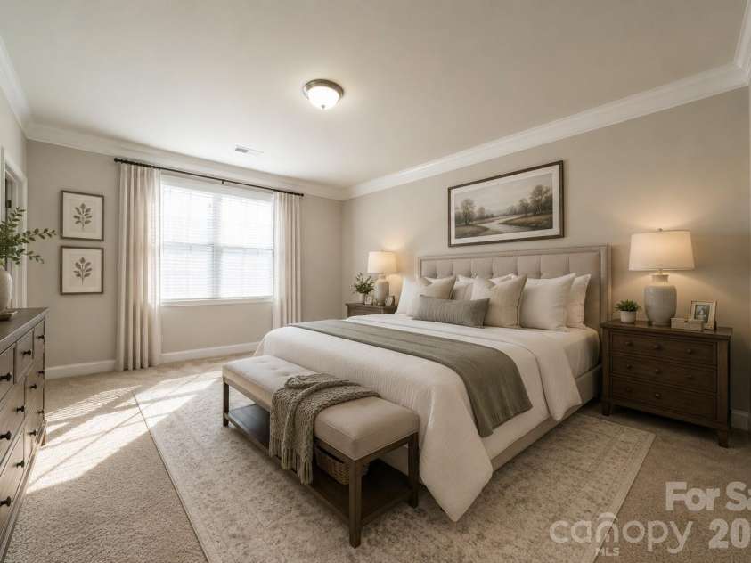 1106 Eddisbury Cove, Waxhaw, NC 28173.  MLS# CAR4380010, YatesRealty ID 29578. Masterbedroom
