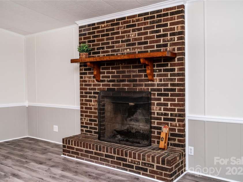 7050 Forney Hill Road, Denver, NC 28037.  MLS# CAR4243315, YatesRealty ID 29578. Wood burning fireplace