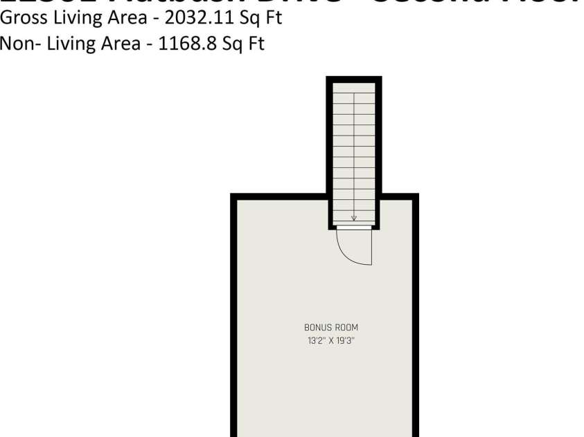 12301 Flatbush Drive, Huntersville, NC 28078.  MLS# CAR4382119, YatesRealty ID 29579. Upper Level Floor Plan