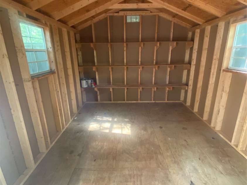 7408 Mockingbird Lane, Waxhaw, NC 28173.  MLS# CAR4335710, YatesRealty ID 29579. Shed Interior 