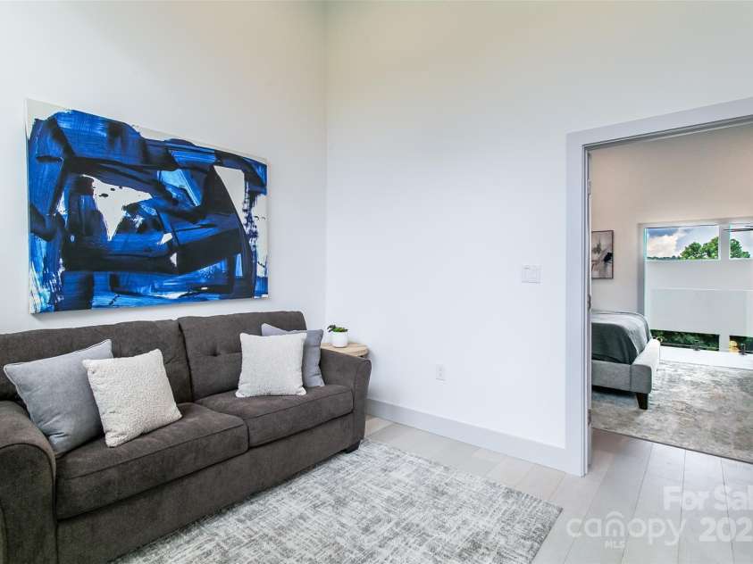 22 Lara Drive, Mills River, NC 28759.  MLS# CAR4271505, YatesRealty ID 2958. Landing area to bedroom #1