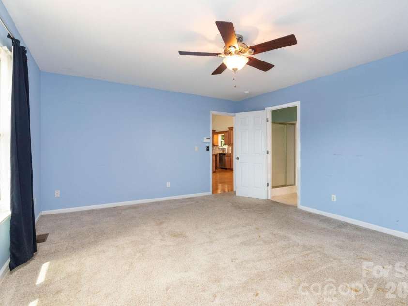 44 Deer Meadows Drive, Candler, NC 28715.  MLS# CAR4373513, YatesRealty ID 29593. Primary Bedroom