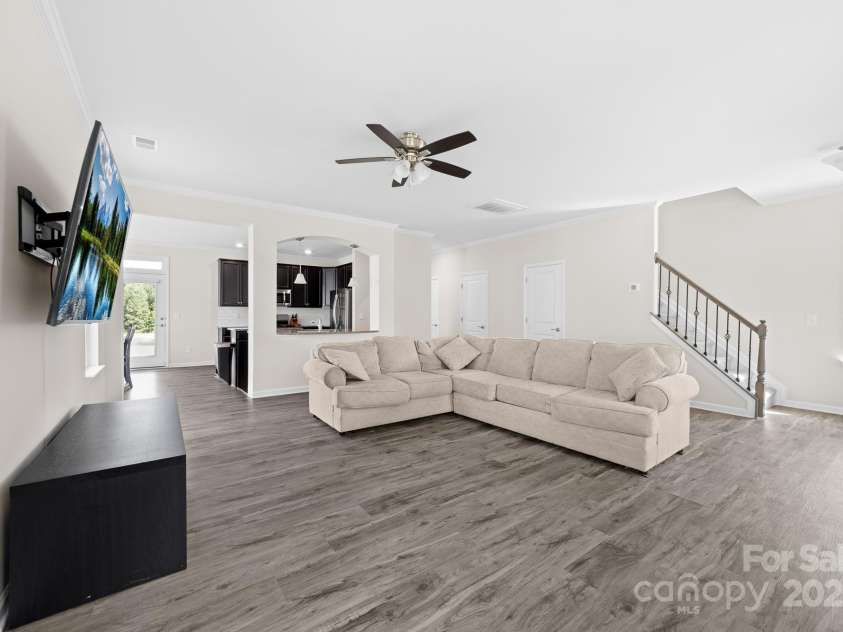 201 Mac Aly None, Cramerton, NC 28032.  MLS# CAR4284139, YatesRealty ID 29597. Interior: Additional view of living room