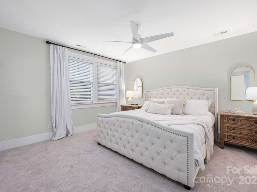 1751 Merriman Avenue, Charlotte, NC 28203.  MLS# CAR4307833, YatesRealty ID 29602. Primary bedroom on the upper floor