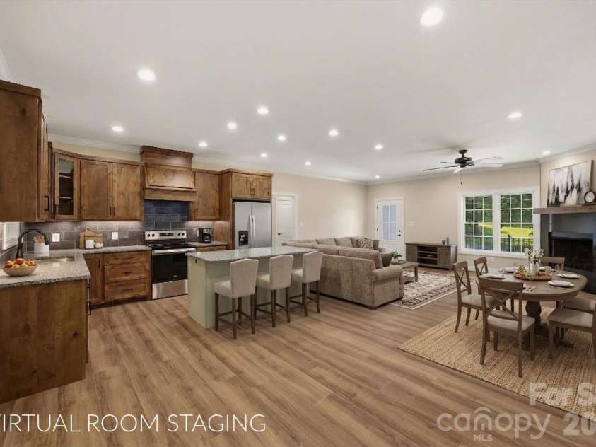 107 Meadow View Street, Morganton, NC 28655.  MLS# CAR4388143, YatesRealty ID 29604. Virtually Staged