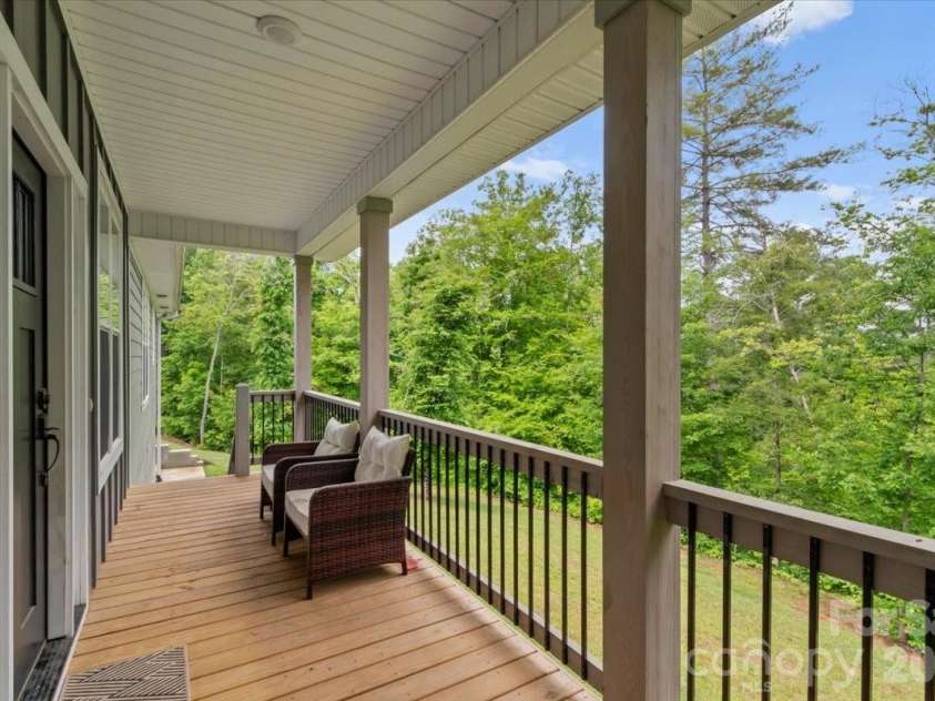 36 Cherry Ridge Lane, Weaverville, NC 28787.  MLS# CAR4385197, YatesRealty ID 29619. Front porch 