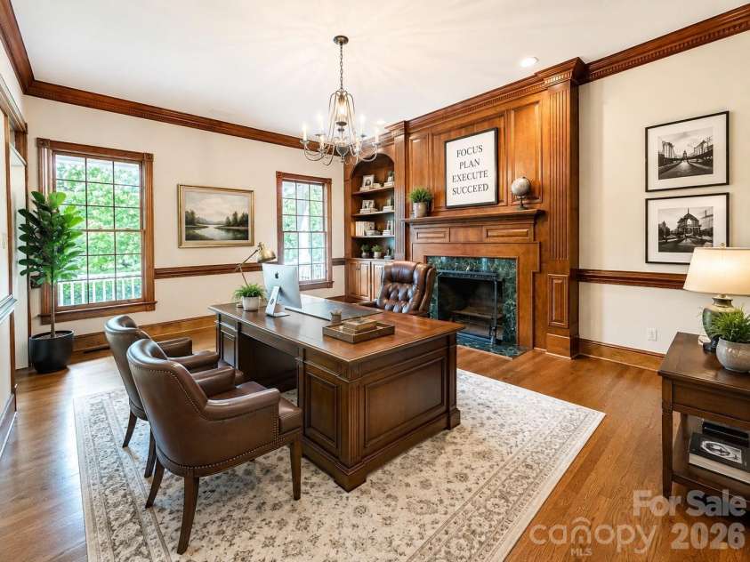 7902 Southerland Drive, Browns Summit, NC 27214.  MLS# CAR4372307, YatesRealty ID 29622. Virtually staged office