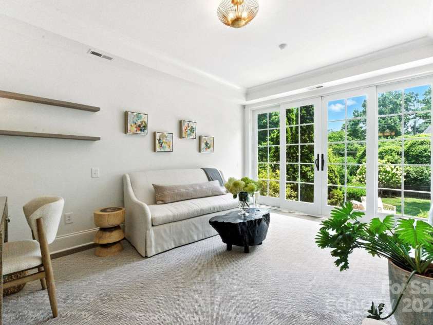 1614 Lombardy Circle, Charlotte, NC 28203.  MLS# CAR4279455, YatesRealty ID 29626. Lower level bedroom/office