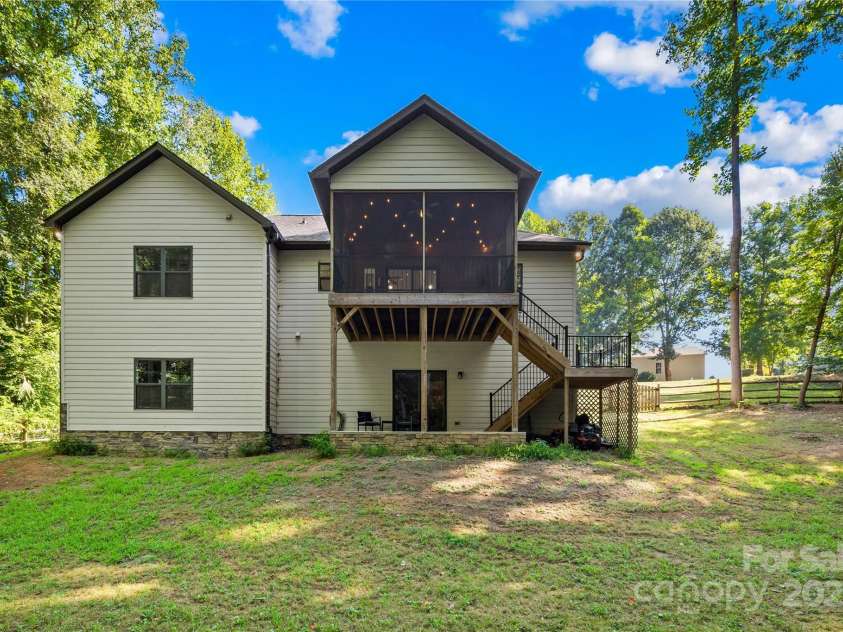 171 Shenandoah Loop, Troutman, NC 28166.  MLS# CAR4283740, YatesRealty ID 29636. Back of house
