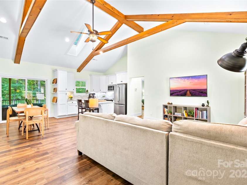 171 Shenandoah Loop, Troutman, NC 28166.  MLS# CAR4283740, YatesRealty ID 29636. Exposed beams and recessed lighting