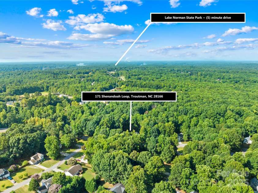 171 Shenandoah Loop, Troutman, NC 28166.  MLS# CAR4283740, YatesRealty ID 29636. Five minute drive to Lake Norman State Park!