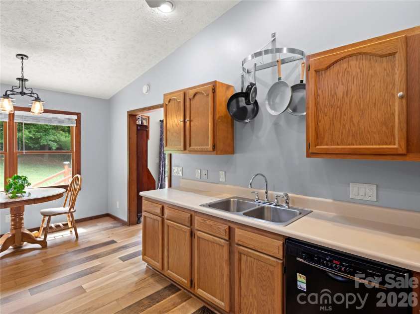 5 Harrison Hill Road, Swannanoa, NC 28778.  MLS# CAR4391617, YatesRealty ID 29644. Breakfast nook off the kitchen
