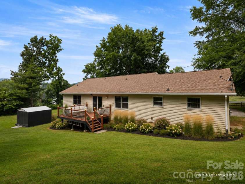 5 Harrison Hill Road, Swannanoa, NC 28778.  MLS# CAR4391617, YatesRealty ID 29644. Virtually landscaped