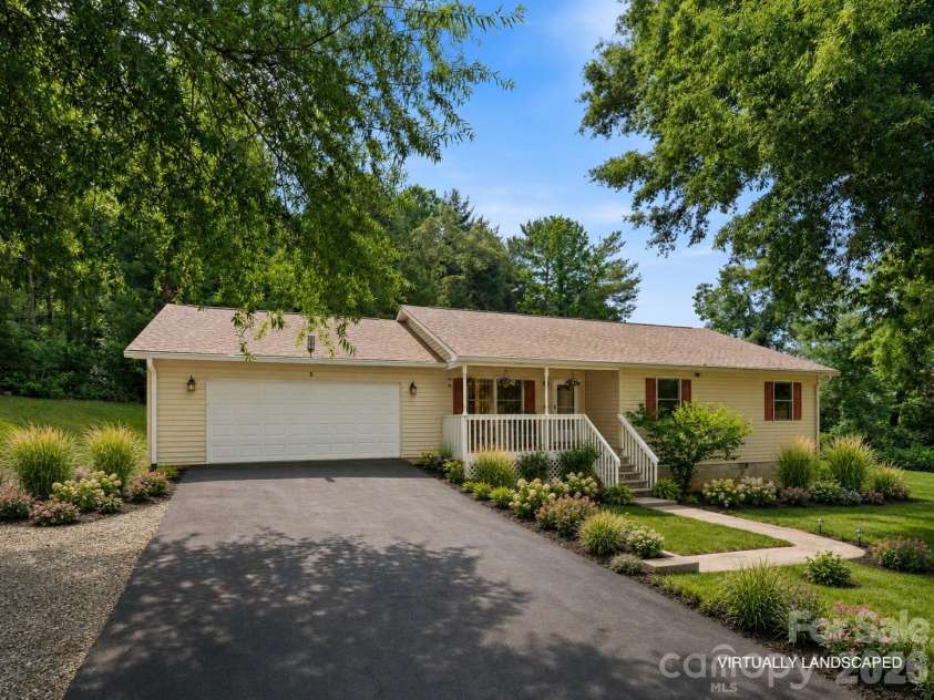 5 Harrison Hill Road, Swannanoa, NC 28778.  MLS# CAR4391617, YatesRealty ID 29644. Virtually landscaped