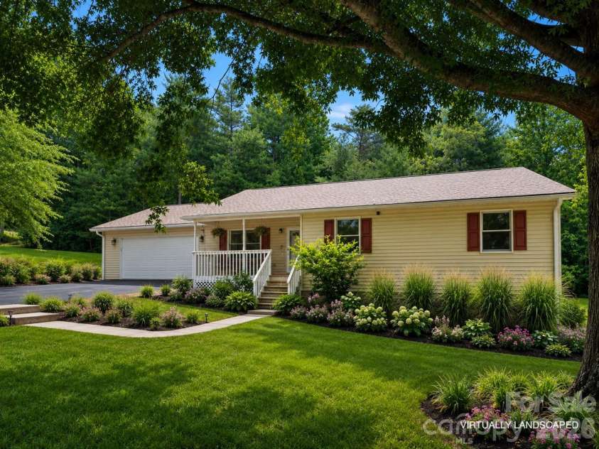 5 Harrison Hill Road, Swannanoa, NC 28778.  MLS# CAR4391617, YatesRealty ID 29644. Virtually landscaped