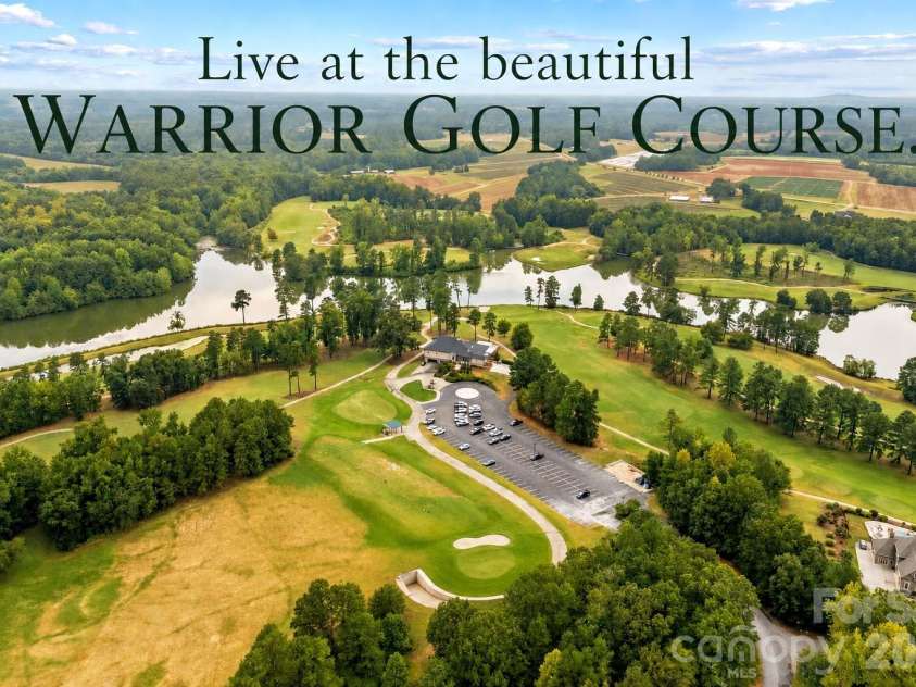 1065 Shawnee Trail, China Grove, NC 28023.  MLS# CAR4391383, YatesRealty ID 29651. Almost an acre at the Warrior Golf Community.