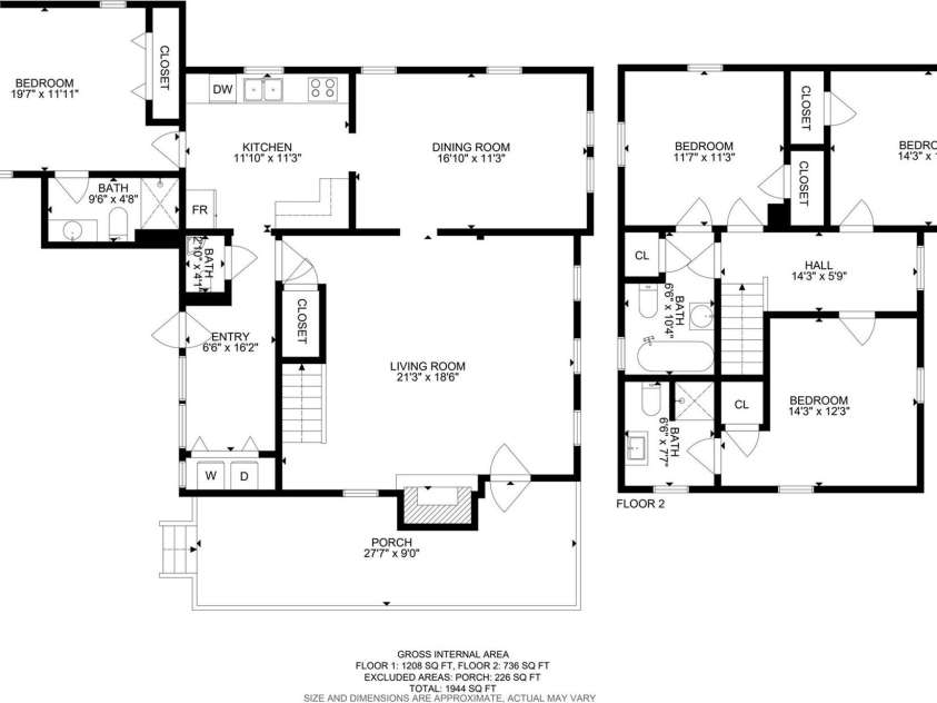 760 5th Street, Highlands, NC 28741.  MLS# CAR4390432, YatesRealty ID 29656. Floor Plan - All Levels