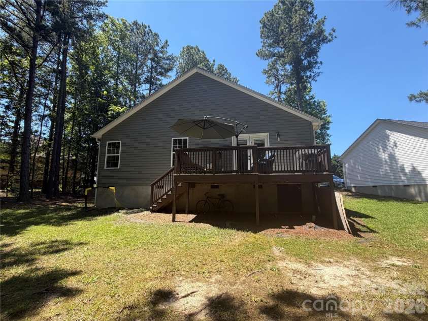 612 Red Hawk Way, Clover, SC 29710.  MLS# CAR4389911, YatesRealty ID 29658. Back Deck View