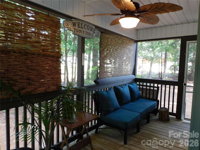 612 Red Hawk Way, Clover, SC 29710.  MLS# CAR4389911, YatesRealty ID 29658. Inside of Screened In Porch