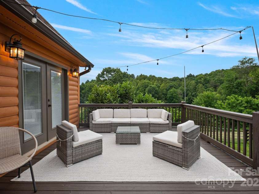 6500 Duck Creek Road, Lenoir, NC 28645.  MLS# CAR4258790, YatesRealty ID 29667. Back Deck