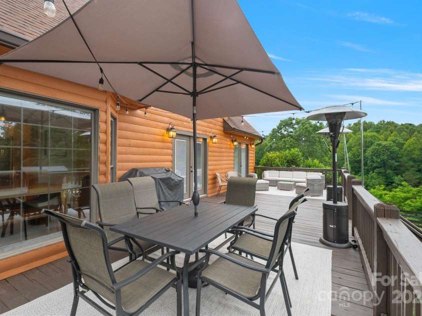 6500 Duck Creek Road, Lenoir, NC 28645.  MLS# CAR4258790, YatesRealty ID 29667. Back Deck