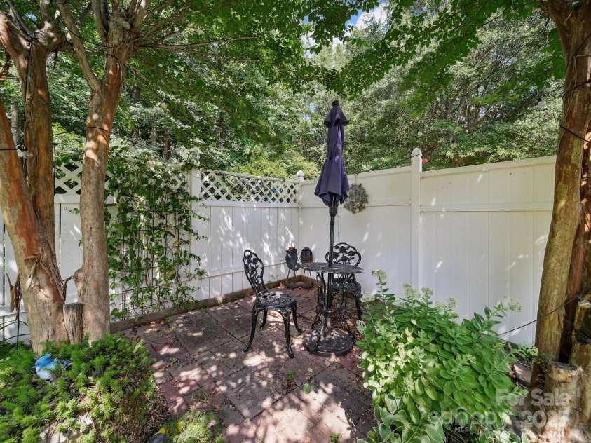 2090 Winding Oak Road, Rock Hill, SC 29732.  MLS# CAR4279008, YatesRealty ID 29675. Perfect garden nook for your morning coffee