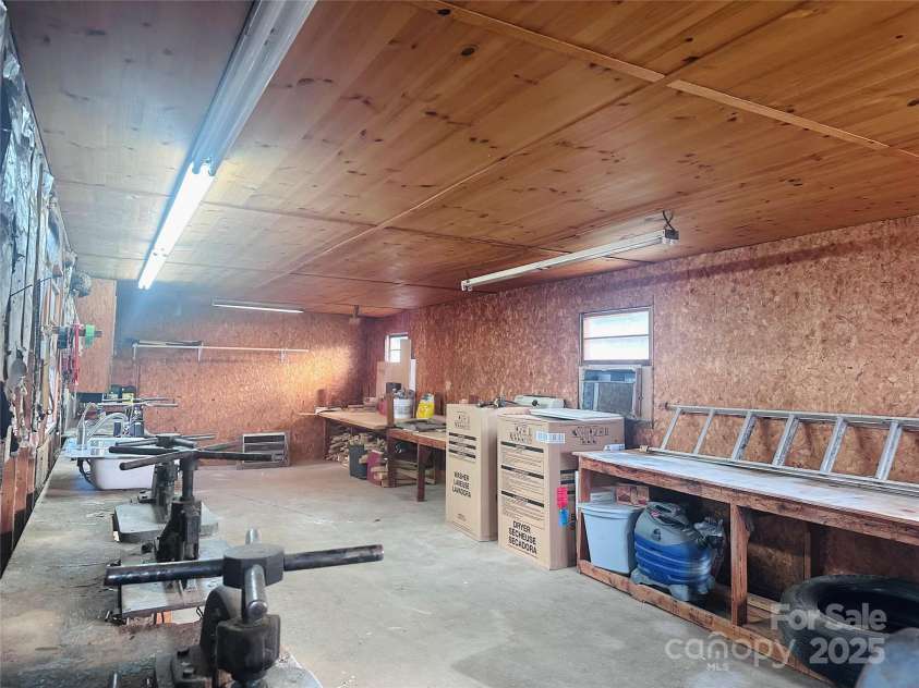 2202 16th Avenue, Hickory, NC 28601.  MLS# CAR4272734, YatesRealty ID 29686. Large workshop with electricity