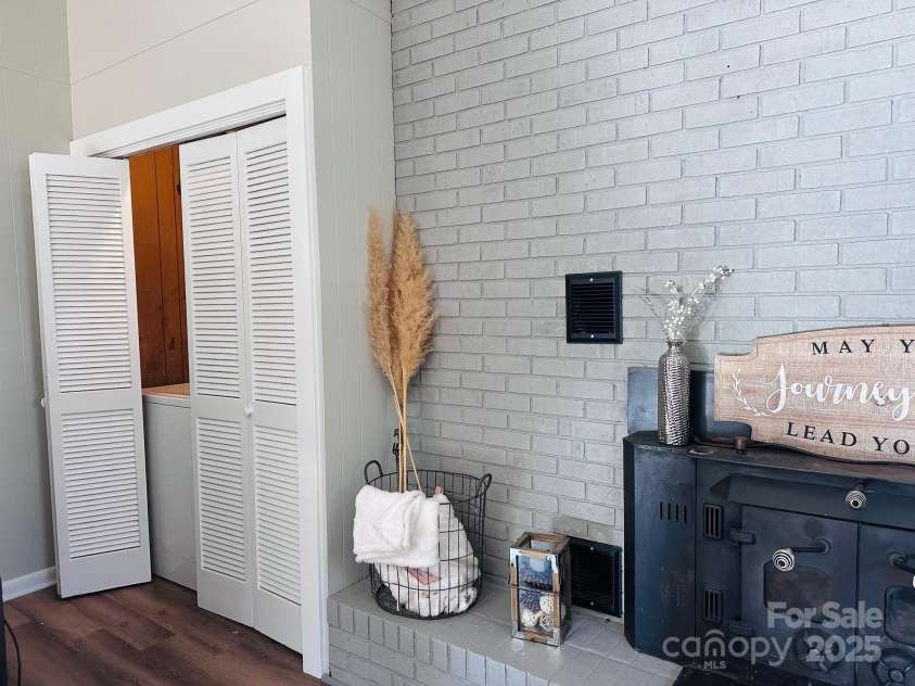 2202 16th Avenue, Hickory, NC 28601.  MLS# CAR4272734, YatesRealty ID 29686. Laundry closet in den