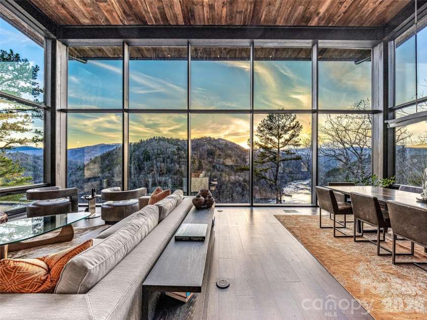 112 Moon Shadow Lane, Marshall, NC 28753.  MLS# CAR4332984, YatesRealty ID 2969. Which seat will you choose for the daily sunsets?