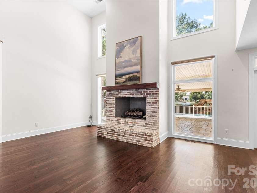 5555 Riverfront Road, Lake Wylie, SC 29710.  MLS# CAR4425921, YatesRealty ID 29692. Custom fireplace