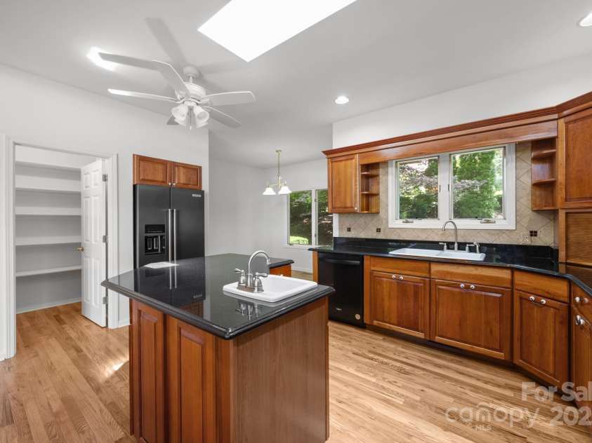 110 Thrashing Rock Drive, Hendersonville, NC 28739.  MLS# CAR4282429, YatesRealty ID 29693. Storage, workflow are all here in this kitchen