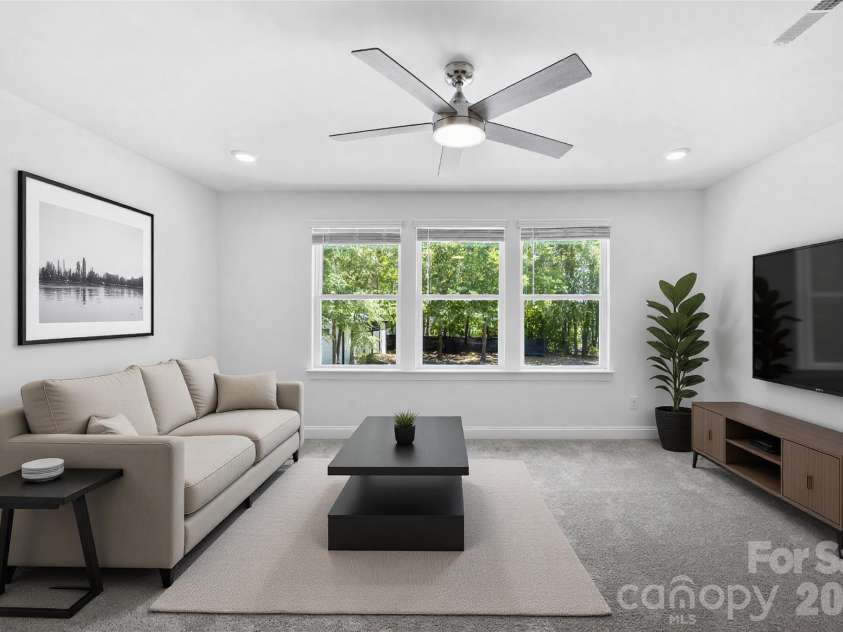 16709 Mckee Road, Charlotte, NC 28278.  MLS# CAR4388215, YatesRealty ID 29700. Bonus Room - virtually staged