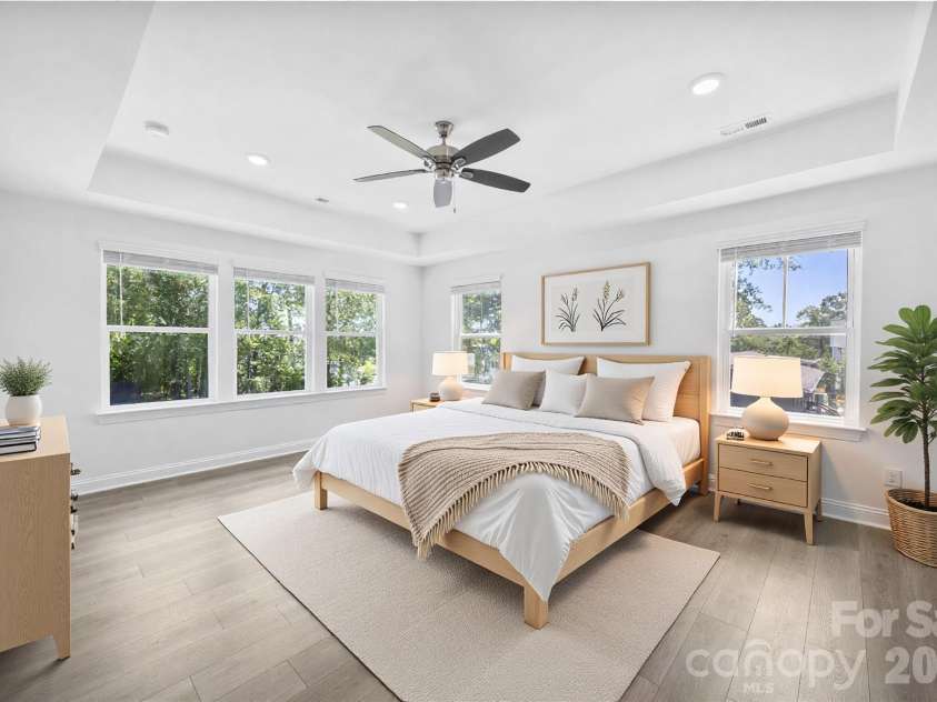 16709 Mckee Road, Charlotte, NC 28278.  MLS# CAR4388215, YatesRealty ID 29700. Primary Bedroom - virually Staged