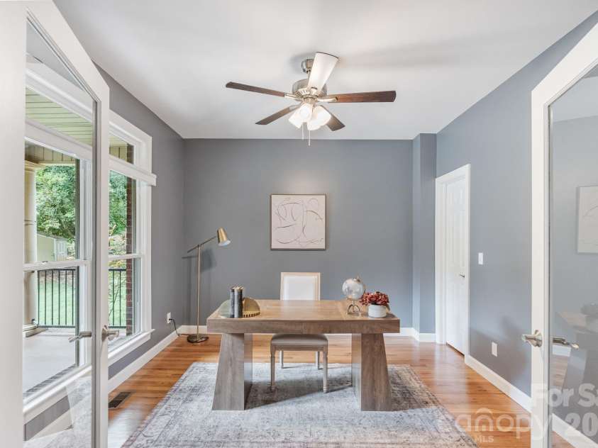 182 Broadview Circle, Mooresville, NC 28117.  MLS# CAR4352412, YatesRealty ID 29701. Formal study on main level with glass French doors