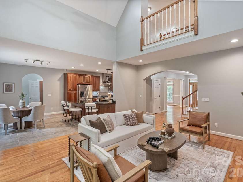 182 Broadview Circle, Mooresville, NC 28117.  MLS# CAR4352412, YatesRealty ID 29701. Seamless flow between living areas