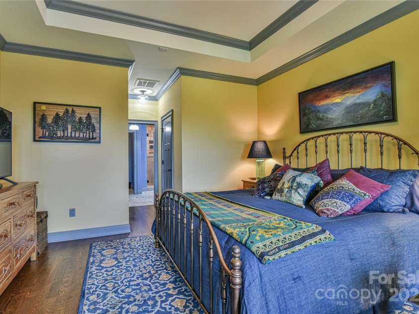 35 Dreambird Drive, Leicester, NC 28748.  MLS# CAR4281795, YatesRealty ID 29701. Primary Bedroom